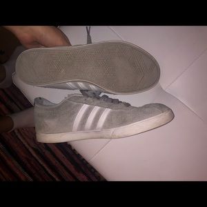 grey suede adidas